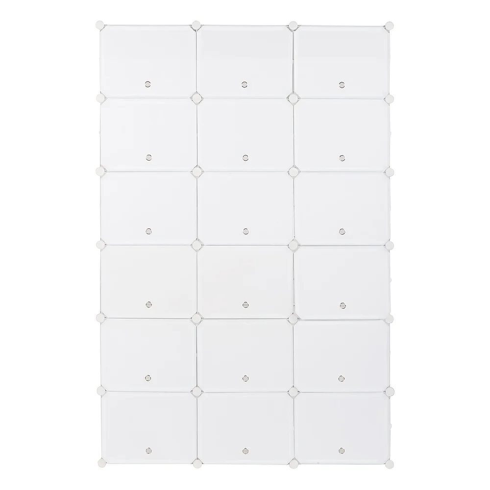 Portable Shoe Rack Organizer with Door, 72 Pairs Shoe Storage Modular Cabinet
Portable Shoe Rack Organizer with Door, 72 Pairs Shoe Storage Modular Cabinet