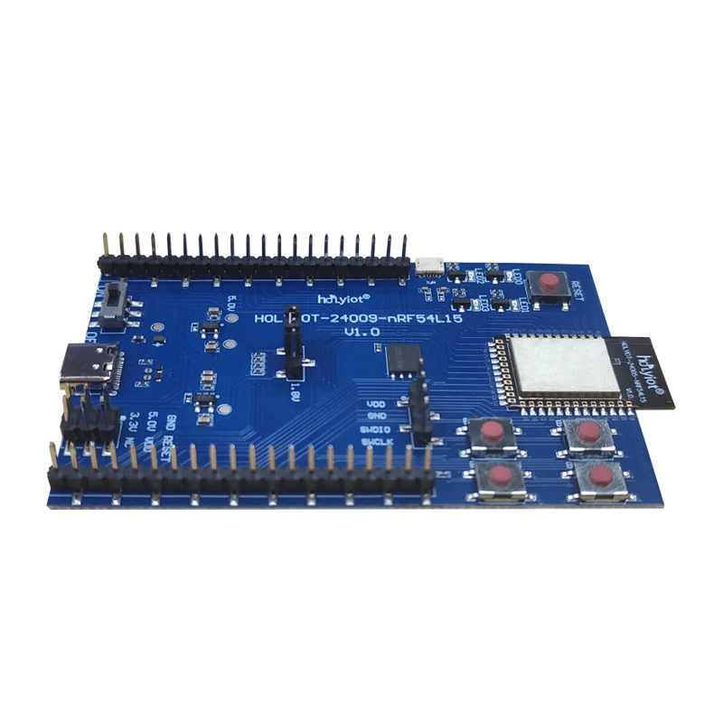 Holyiot nRF54L15 Development Board with Low Power Consumption Bluetooth 6.0 Modules Wireless Ble Module for Smart Home
Holyiot nRF54L15 Development Board with Low Power Consumption Bluetooth 6.0 Modules Wireless Ble Module for Smart Home
