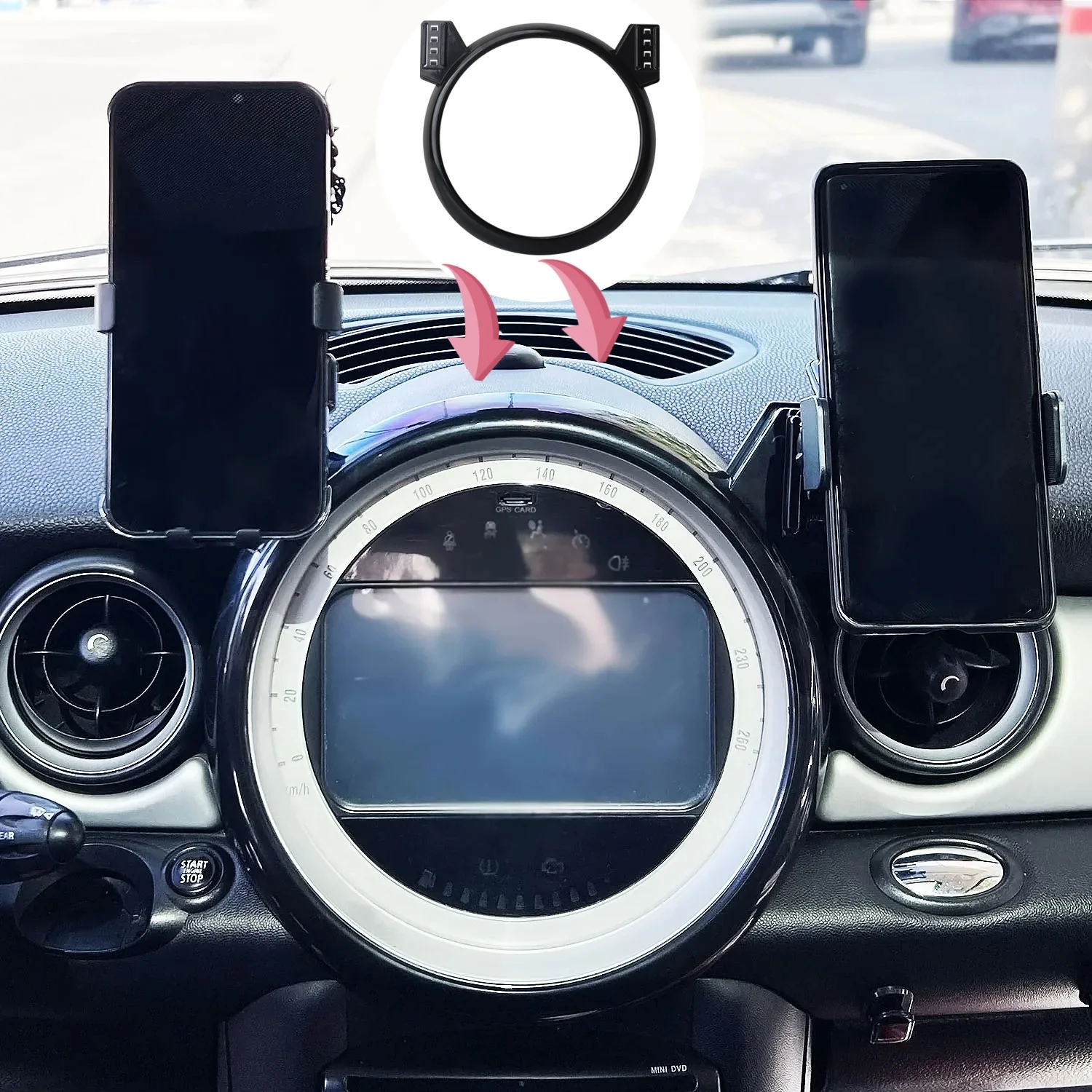 Car Phone Holder For MINI Cooper 2007-2011 2012 2013 R55 R56 R57 Screen Fixed Base Wireless Charging Stand Mobile Phone Mounts
Car Phone Holder For MINI Cooper 2007-2011 2012 2013 R55 R56 R57 Screen Fixed Base Wireless Charging Stand Mobile Phone Mounts