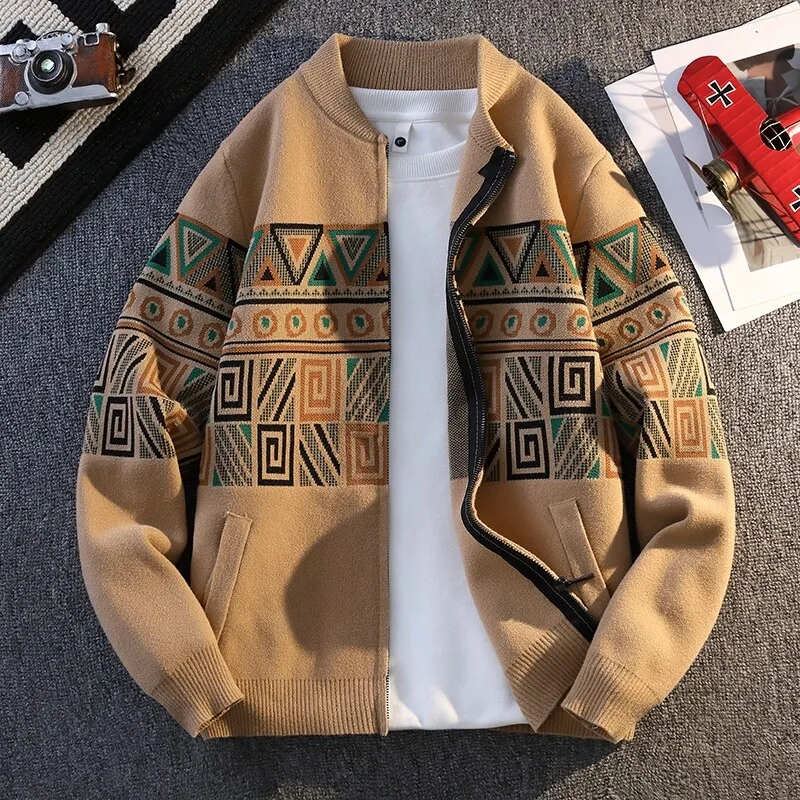 Fashion 2025 Men's Spring Autumn Casual Knit Cardigan Sweaters - Trendy Teen Jackets Youth Streetwear Coats Zipper Tops Clothing
Fashion 2025 Men's Spring Autumn Casual Knit Cardigan Sweaters - Trendy Teen Jackets Youth Streetwear Coats Zipper Tops Clothing
