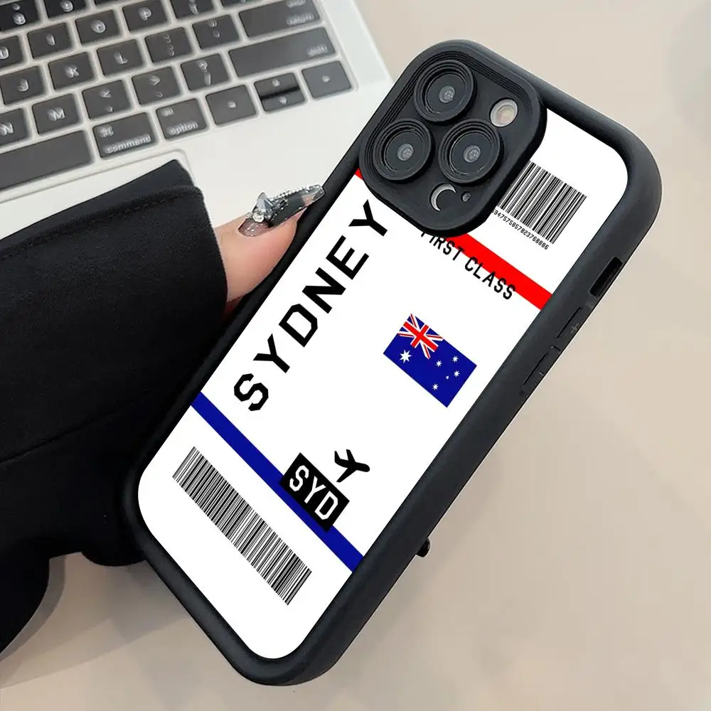 Plane Airline Ticket Phone Case for iPhone 17 16 15 14 13 12 11 Air Pro Max Plus Black Soft TPU Shockproof Cover
Plane Airline Ticket Phone Case for iPhone 17 16 15 14 13 12 11 Air Pro Max Plus Black Soft TPU Shockproof Cover