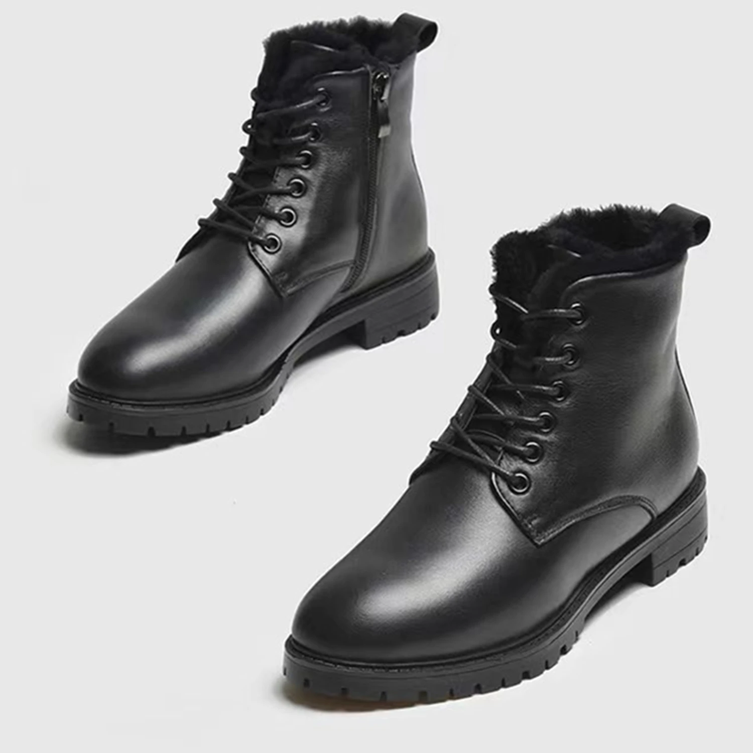 Withered Winter Wool Boots For Women's Ladies Botas Nordic Minimalist Cowhide Comfortable And Warm Short Boots Mujer Shoes Women
Withered Winter Wool Boots For Women's Ladies Botas Nordic Minimalist Cowhide Comfortable And Warm Short Boots Mujer Shoes Women