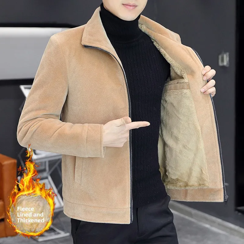 Мужское зимнее шерстяное пальто с подкладкой из искусственного меха, на молнии, модное, трендовое, длинное
Мужское зимнее шерстяное пальто с подкладкой из искусственного меха, на молнии, модное, трендовое, длинное