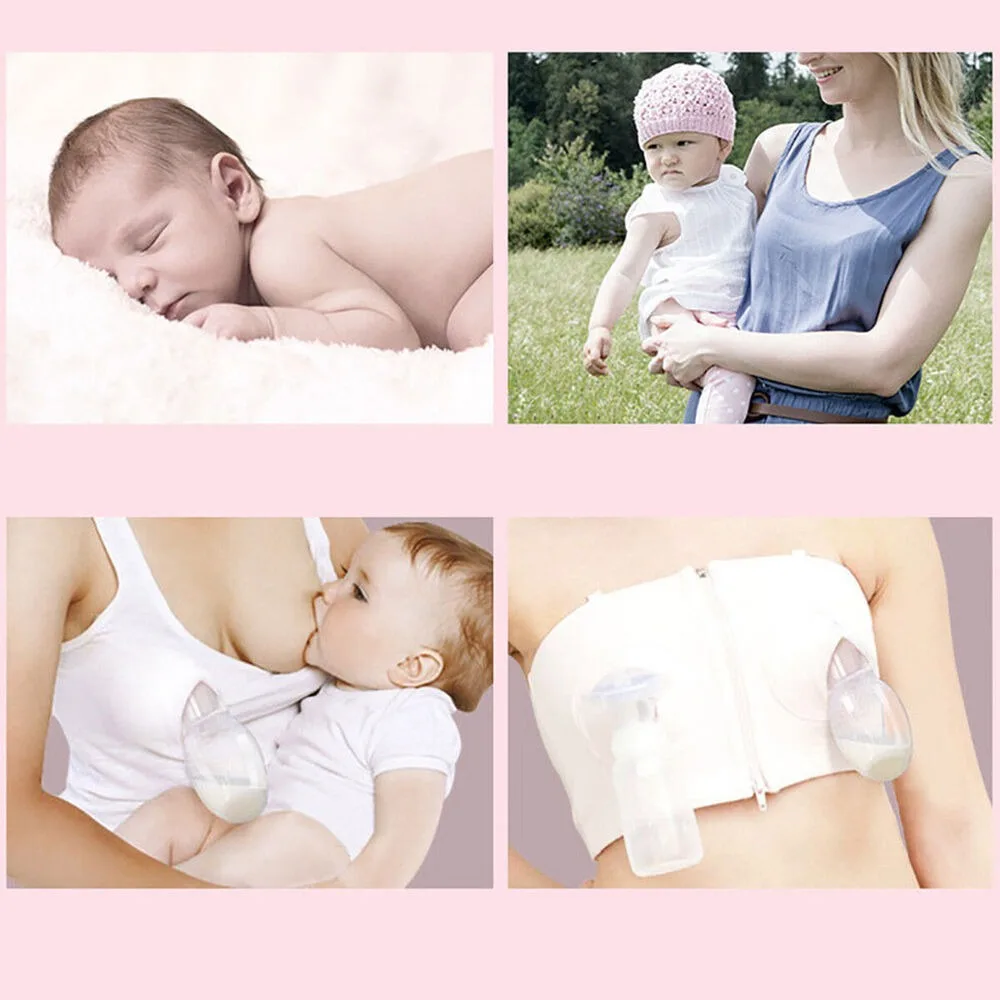 Silicone Milk Bottle Manual One-handed Breast Collector Breast Milk Pump Breastfeeding
Silicone Milk Bottle Manual One-handed Breast Collector Breast Milk Pump Breastfeeding