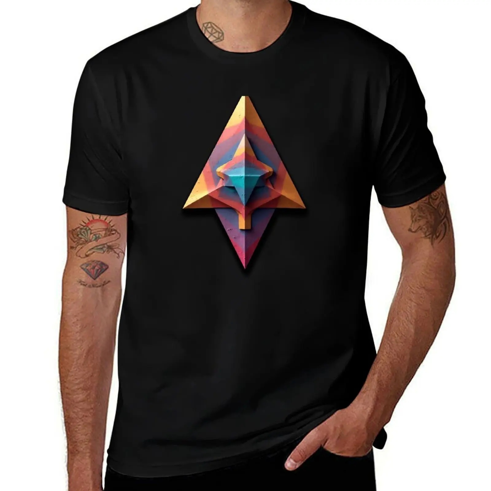 Geometric arrow with star T-Shirt Luxury man summer clothes for a boy t shirt men
Geometric arrow with star T-Shirt Luxury man summer clothes for a boy t shirt men