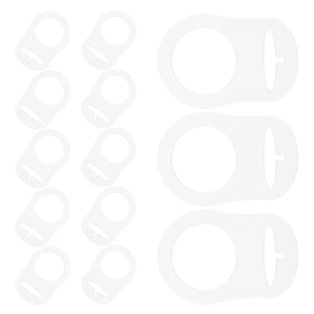 20Pcs Clear Silicone Pacifier Adapter Rings Baby Soother Holder Rings Transparent Replacement for Pacifier Clips
20Pcs Clear Silicone Pacifier Adapter Rings Baby Soother Holder Rings Transparent Replacement for Pacifier Clips