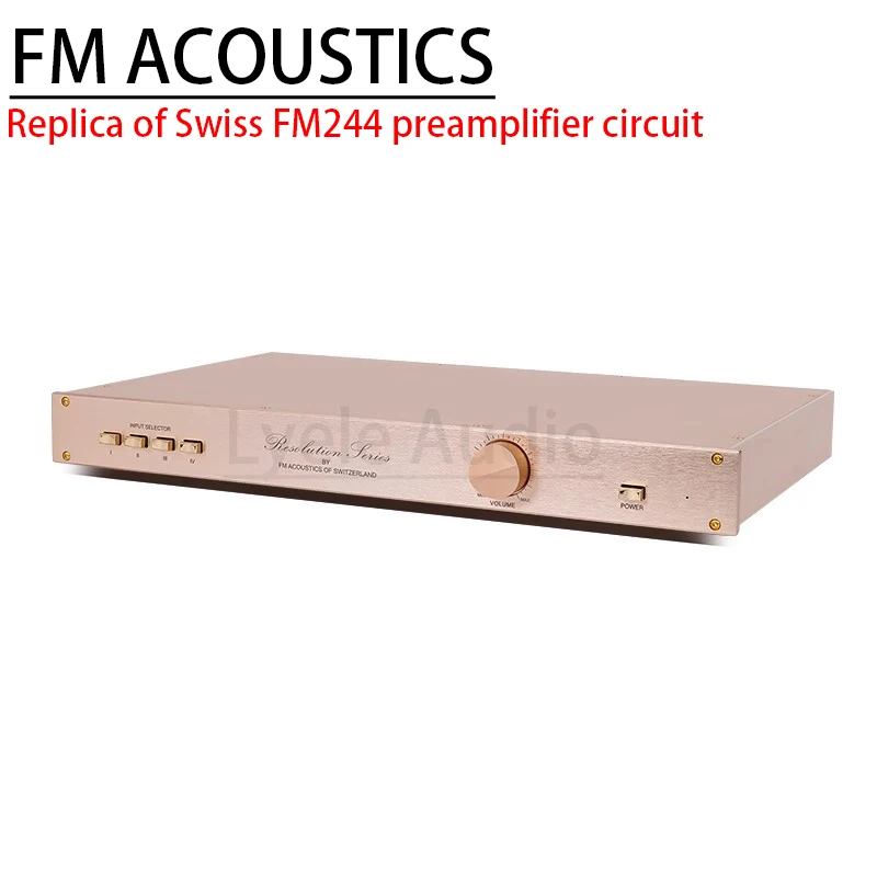 Replica Swiss FM244 preamplifier circuit HiFi high-end home audio sound amplifier 1:1 replica of the original circuit
Replica Swiss FM244 preamplifier circuit HiFi high-end home audio sound amplifier 1:1 replica of the original circuit