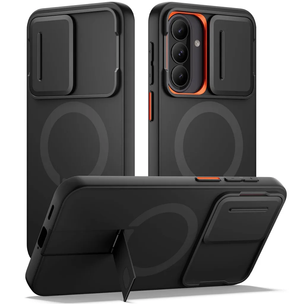 Suritch for Samsung Galaxy A57 5G Case Magnetic Protective Cover with Camera Cover Adjustable Metal Kickstand
Suritch for Samsung Galaxy A57 5G Case Magnetic Protective Cover with Camera Cover Adjustable Metal Kickstand