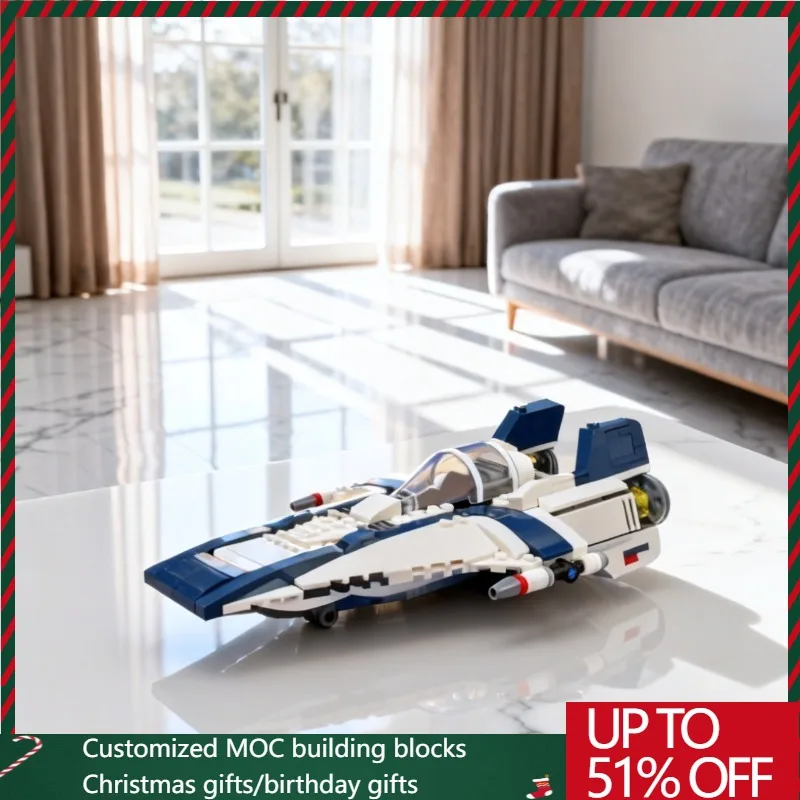 NEW 332 PCS Star Battle Movie MOC A-wing Spacefighter Model DIY Creative Ideas Child Toy Assembly Puzzle Birthday Customize Gift
NEW 332 PCS Star Battle Movie MOC A-wing Spacefighter Model DIY Creative Ideas Child Toy Assembly Puzzle Birthday Customize Gift