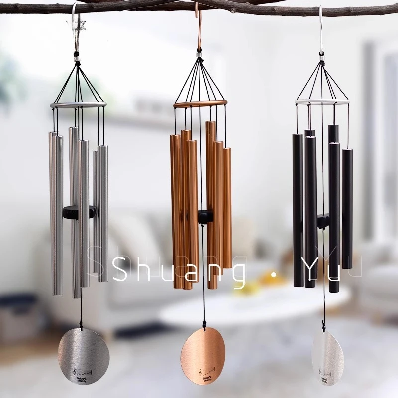 European fashion music metal 6 tube 28 inch wind chime aluminum tube outdoor garden pendant
European fashion music metal 6 tube 28 inch wind chime aluminum tube outdoor garden pendant