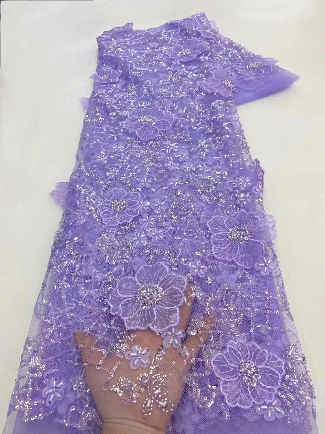 Latest Purple 3D Flowers French Lace Fabric 2024 High Quality Heavy Beads African Sequins Lace Fabric For Evening Dress LXX24105
Latest Purple 3D Flowers French Lace Fabric 2024 High Quality Heavy Beads African Sequins Lace Fabric For Evening Dress LXX24105