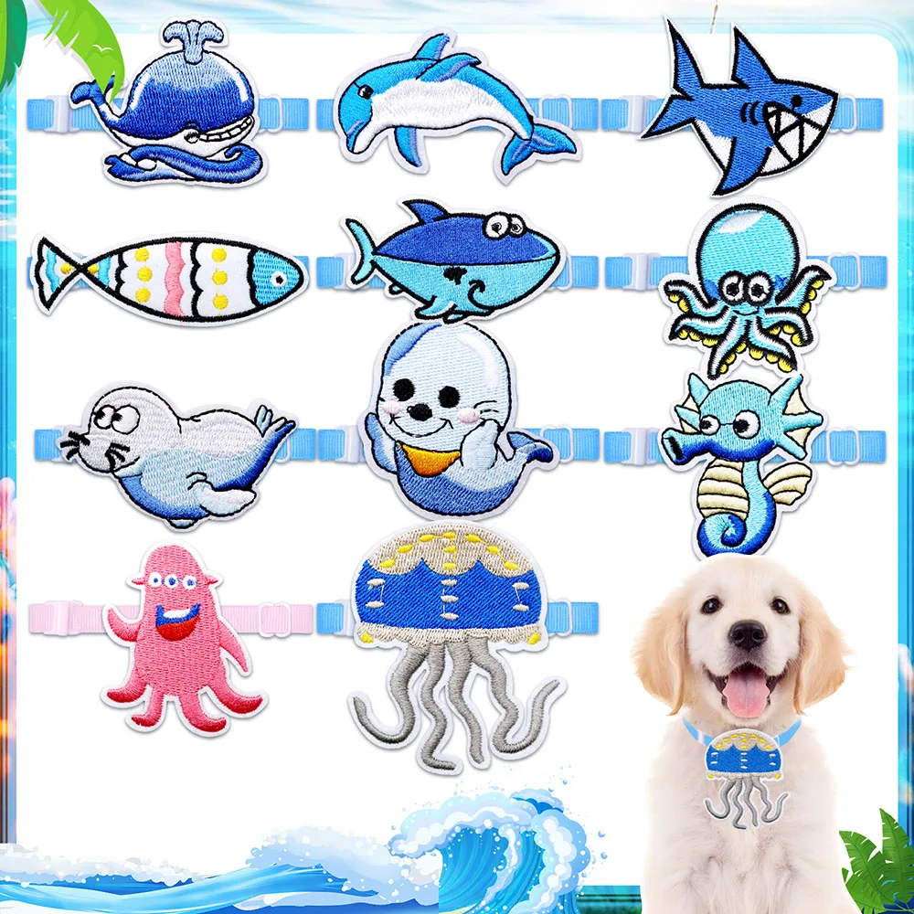 10PCS Ocean Series Pet Bow Tie Cartoon Animal Dog Bowties Adjustable Dog Collar Knitted Fabric Pet Grooming Accessories For Dogs
10PCS Ocean Series Pet Bow Tie Cartoon Animal Dog Bowties Adjustable Dog Collar Knitted Fabric Pet Grooming Accessories For Dogs