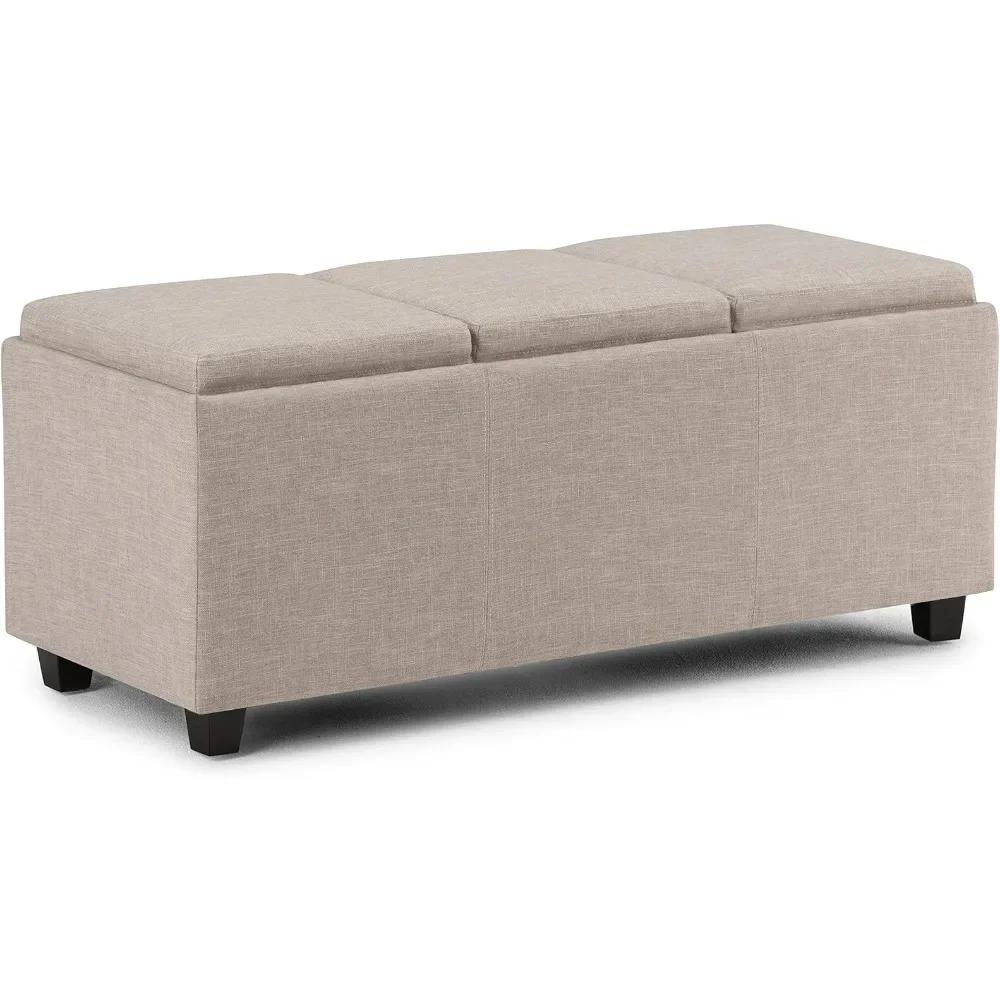 For the Living Room Folding Sofa Bed 42 Inch Wide Contemporary Rectangle Storage Ottoman in Natural Linen Look Fabric Step Stool
For the Living Room Folding Sofa Bed 42 Inch Wide Contemporary Rectangle Storage Ottoman in Natural Linen Look Fabric Step Stool