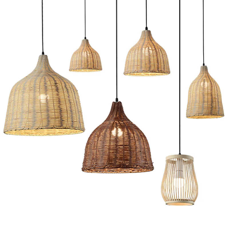 Southeast Asian creative rattan chandelier B&B decoration atmosphere LED bamboo chandelier vintage Chinese rattan dining chandel
Southeast Asian creative rattan chandelier B&B decoration atmosphere LED bamboo chandelier vintage Chinese rattan dining chandel