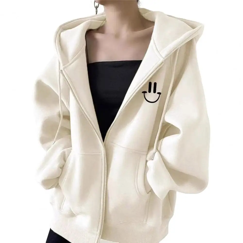 Women Embroidered Hoodie Warm Stylish Women's Winter Hooded Coat with Plush Lining Zipper Closure Drawstring for Windproof
Women Embroidered Hoodie Warm Stylish Women's Winter Hooded Coat with Plush Lining Zipper Closure Drawstring for Windproof