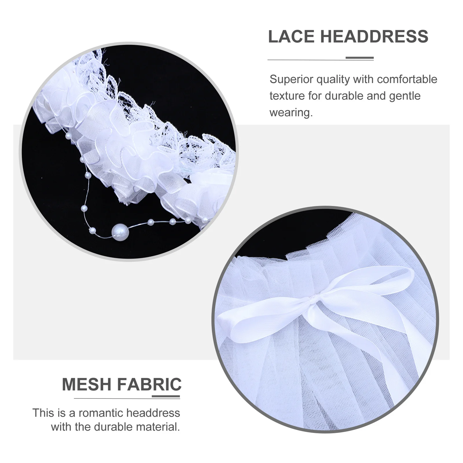 Veil Headband Floral Wreath Elegant Headdress for Wedding Party Performance Hair Accessory Wreath Headband
Veil Headband Floral Wreath Elegant Headdress for Wedding Party Performance Hair Accessory Wreath Headband