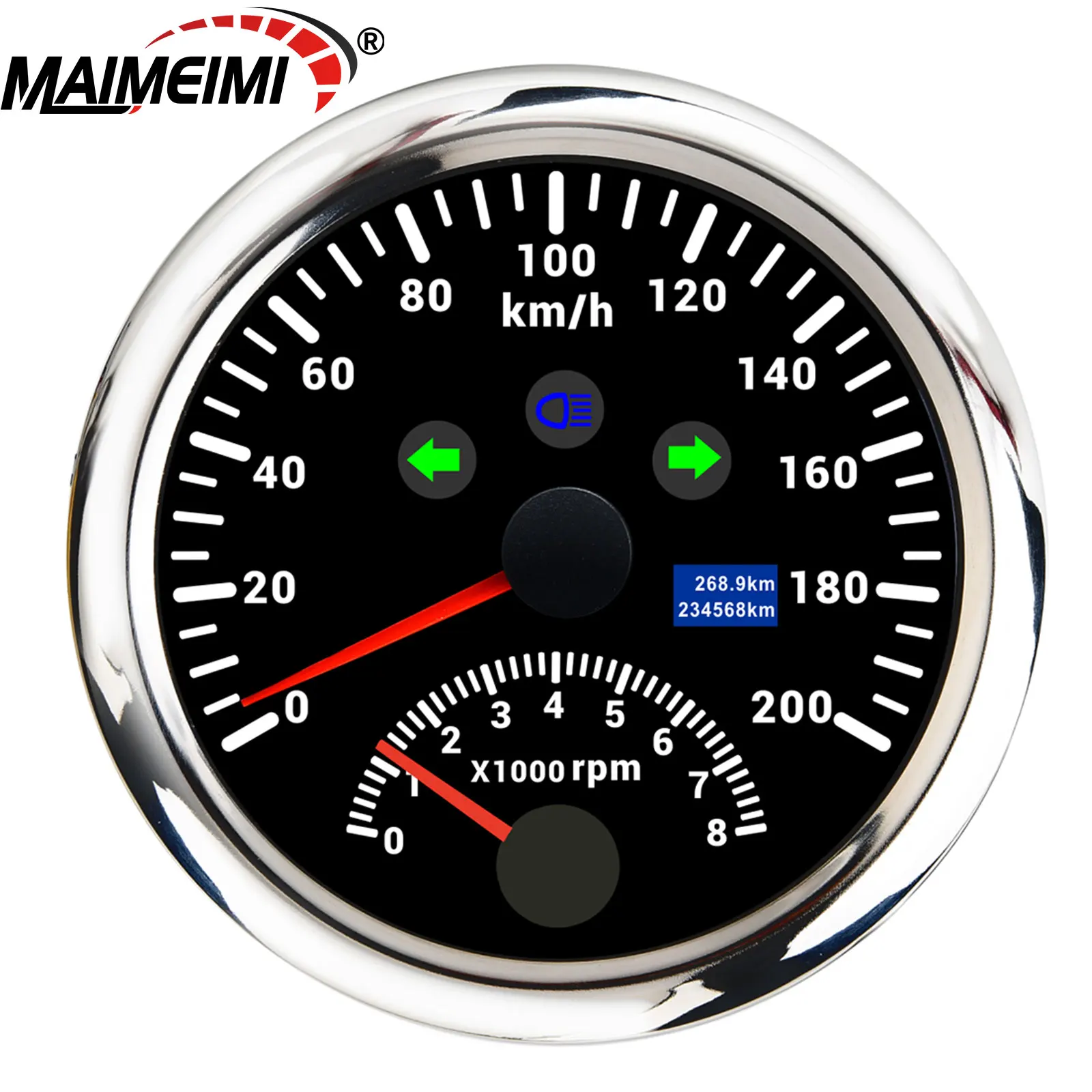 85 мм 0-200 км/ч автомобильный грузовик лодка GPS спидометр тахометр 7 цветов подсветка 8000 об/мин тахометр для морской лодки автомобиля 12 В/24 В
85 мм 0-200 км/ч автомобильный грузовик лодка GPS спидометр тахометр 7 цветов подсветка 8000 об/мин тахометр для морской лодки автомобиля 12 В/24 В