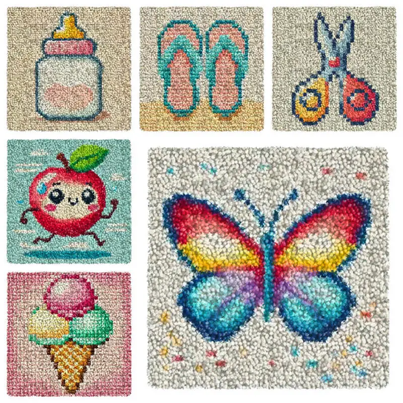 Mat Latch Hook Smyrna Knooppakket Button Cushion Kit Embroidery Carpet Cushion Cartoon Needlework Almofadas Do It Yourself DIY
Mat Latch Hook Smyrna Knooppakket Button Cushion Kit Embroidery Carpet Cushion Cartoon Needlework Almofadas Do It Yourself DIY