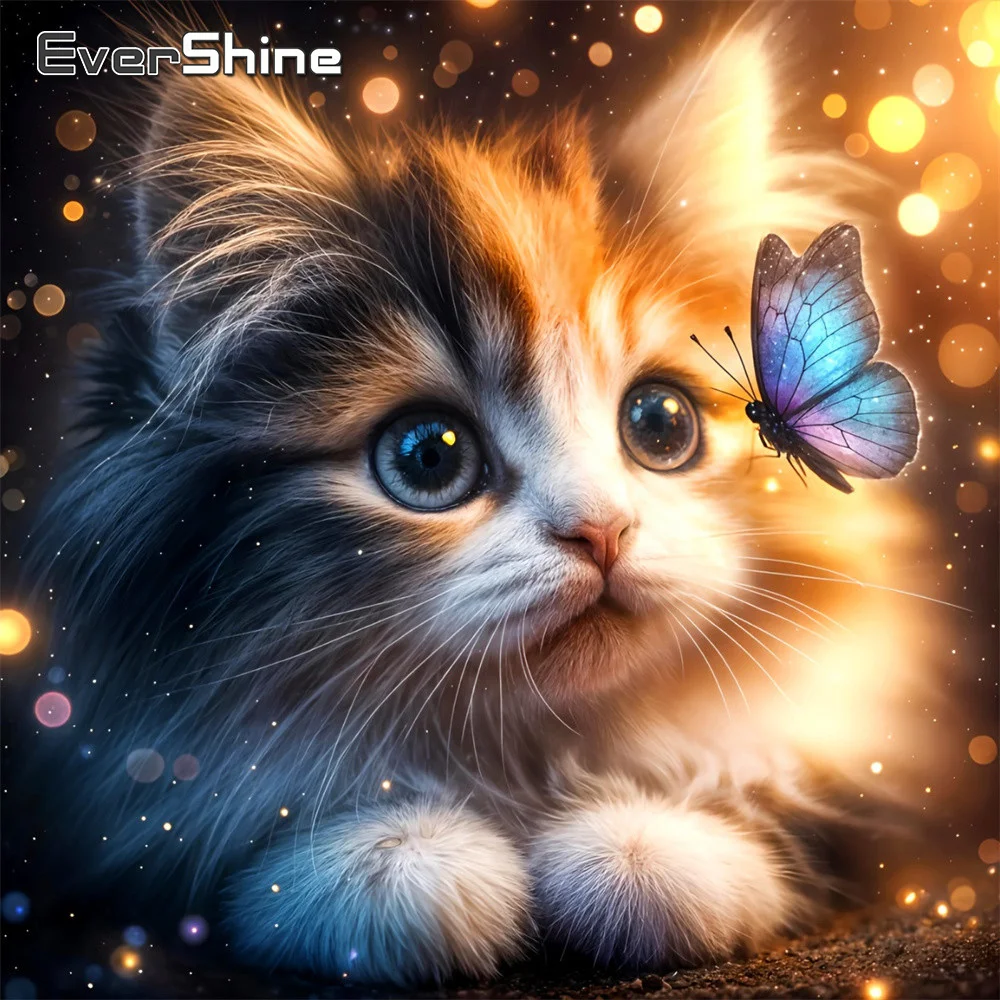 Evershine Full Square Diamond Embroidery Animal DIY Diamond Painting Cat Picture Rhinestones Mosaic Butterfly Handmade Hobby
Evershine Full Square Diamond Embroidery Animal DIY Diamond Painting Cat Picture Rhinestones Mosaic Butterfly Handmade Hobby