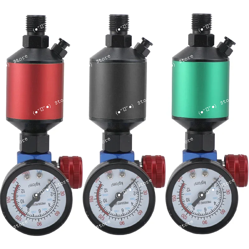 spray pressure gauge & regulator, quick-connect high-pressure tail gauge for paint guns
spray pressure gauge & regulator, quick-connect high-pressure tail gauge for paint guns