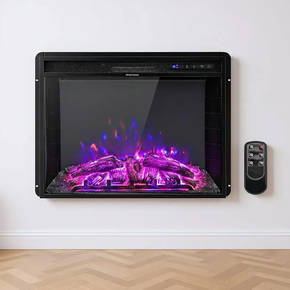 Электрический каминный вкладыш шириной 26 дюймов, встраиваемый и отдельно стоящий обогреватель мощностью 5000 Вт, с пультом ДУ, 3 цвета пламени, 6 уровней яркости, 6 часов работы
Электрический каминный вкладыш шириной 26 дюймов, встраиваемый и отдельно стоящий обогреватель мощностью 5000 Вт, с пультом ДУ, 3 цвета пламени, 6 уровней яркости, 6 часов работы