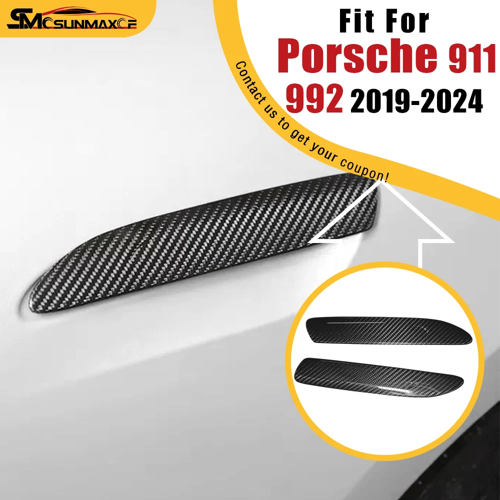 For Porsche 911 992 Carrera Turbo S Targa 2019-2024 Car Exterior Real Carbon Fiber Door Handel Cover Stickers
For Porsche 911 992 Carrera Turbo S Targa 2019-2024 Car Exterior Real Carbon Fiber Door Handel Cover Stickers