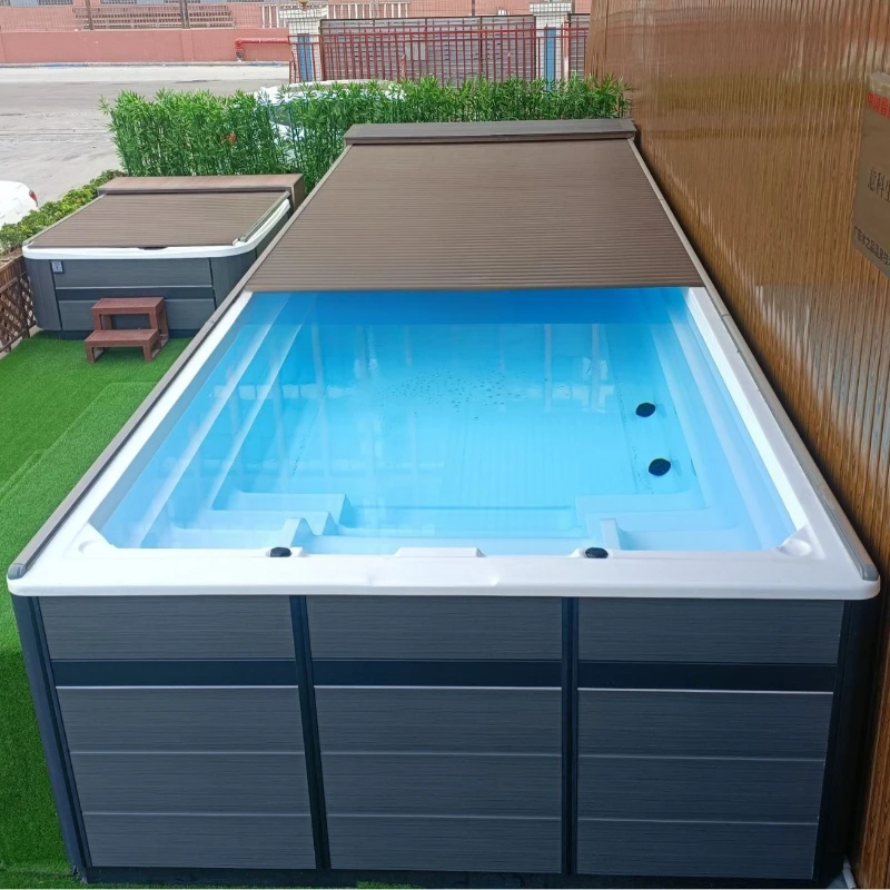 Electric pool cover Roller shutter cover Aluminum pool cover Insulation dust Sliding track pool
Electric pool cover Roller shutter cover Aluminum pool cover Insulation dust Sliding track pool