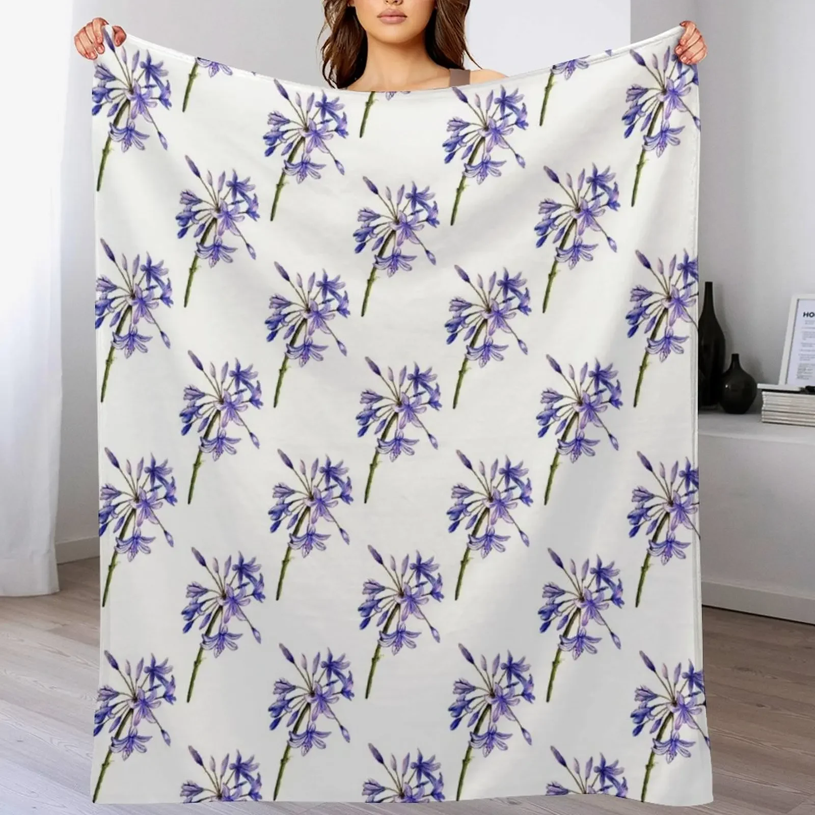Agapanthus - Flowers Throw Blanket Thins Nap bed plaid valentine gift ideas Blankets
Agapanthus - Flowers Throw Blanket Thins Nap bed plaid valentine gift ideas Blankets