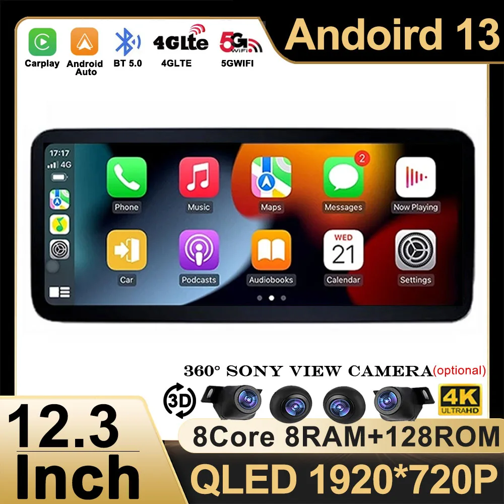 12.3 " Android 13 Car Radio Multimedia Player For Mercedes Benz Class A CLA GLA W176 C117 X156 WIFI+4G 8 Core Carplay GPS Stereo
12.3 " Android 13 Car Radio Multimedia Player For Mercedes Benz Class A CLA GLA W176 C117 X156 WIFI+4G 8 Core Carplay GPS Stereo