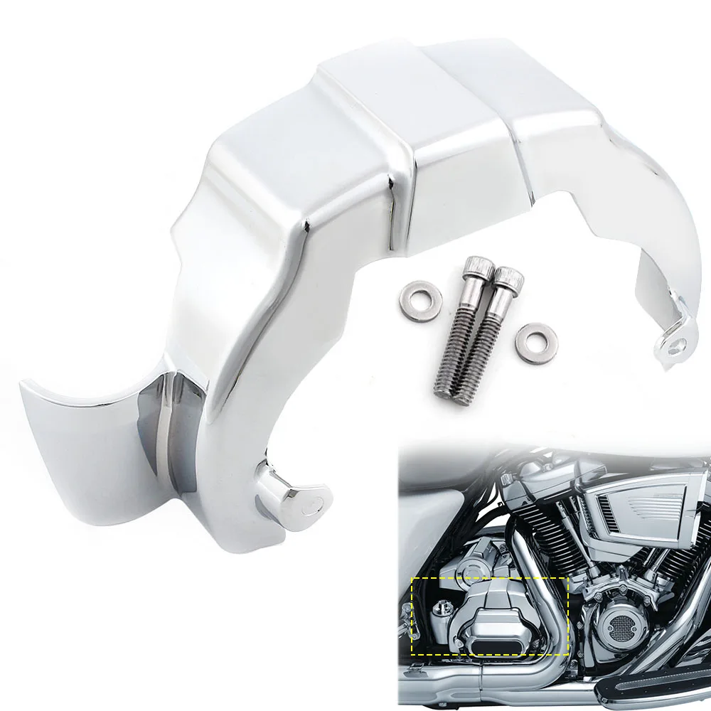 Motorcycle Accessories Transmission Shroud Covers Chrome For Harley Touring Model Street Glides Electra Glide Road King 2017-21
Motorcycle Accessories Transmission Shroud Covers Chrome For Harley Touring Model Street Glides Electra Glide Road King 2017-21