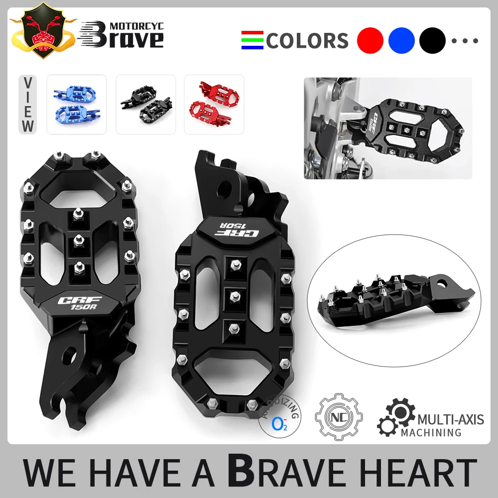 For HONDA CRF150R CRF250R CRF450R CRF 150R 250R 450R Motorcycle Accessories CNC Aluminum FootRest Footpegs Foot Pegs Pedals
For HONDA CRF150R CRF250R CRF450R CRF 150R 250R 450R Motorcycle Accessories CNC Aluminum FootRest Footpegs Foot Pegs Pedals