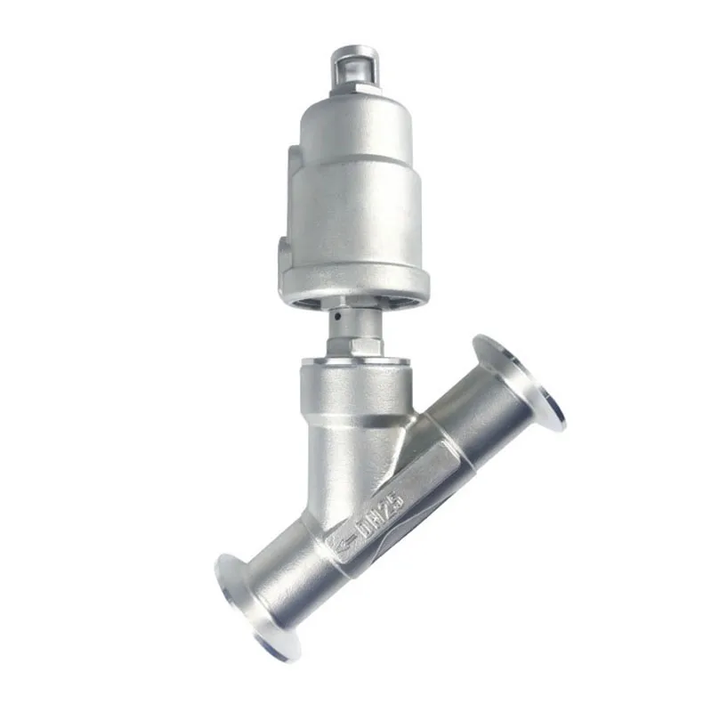 Stainless Steel Pneumatic Quick-install Angle Seat Valve Normally Closed Seat Valve PTFE Sealing
Stainless Steel Pneumatic Quick-install Angle Seat Valve Normally Closed Seat Valve PTFE Sealing