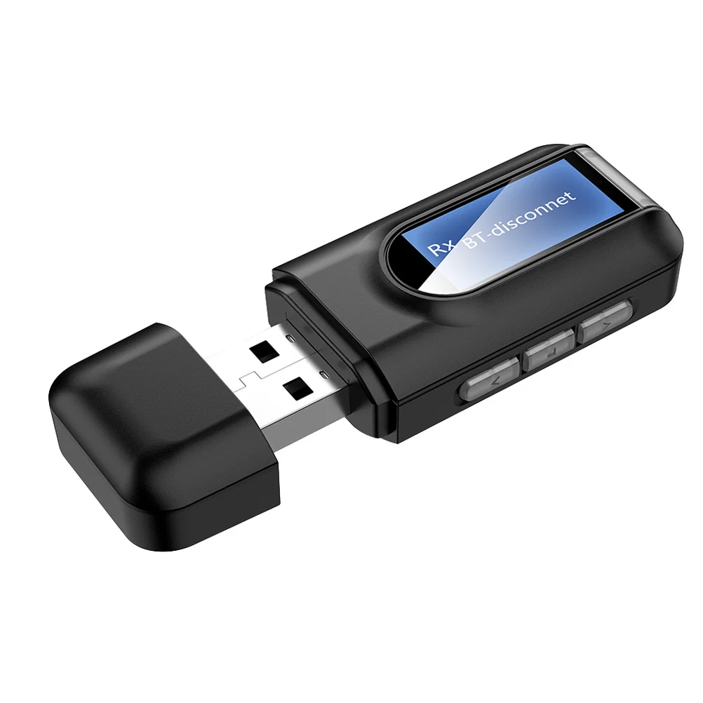 Adapter 2 in 1 Wireless Audio Receiver Transmitter 3.5mm Aux Jack USB Dongle for Home Stereo Pc Laptop Black
Adapter 2 in 1 Wireless Audio Receiver Transmitter 3.5mm Aux Jack USB Dongle for Home Stereo Pc Laptop Black