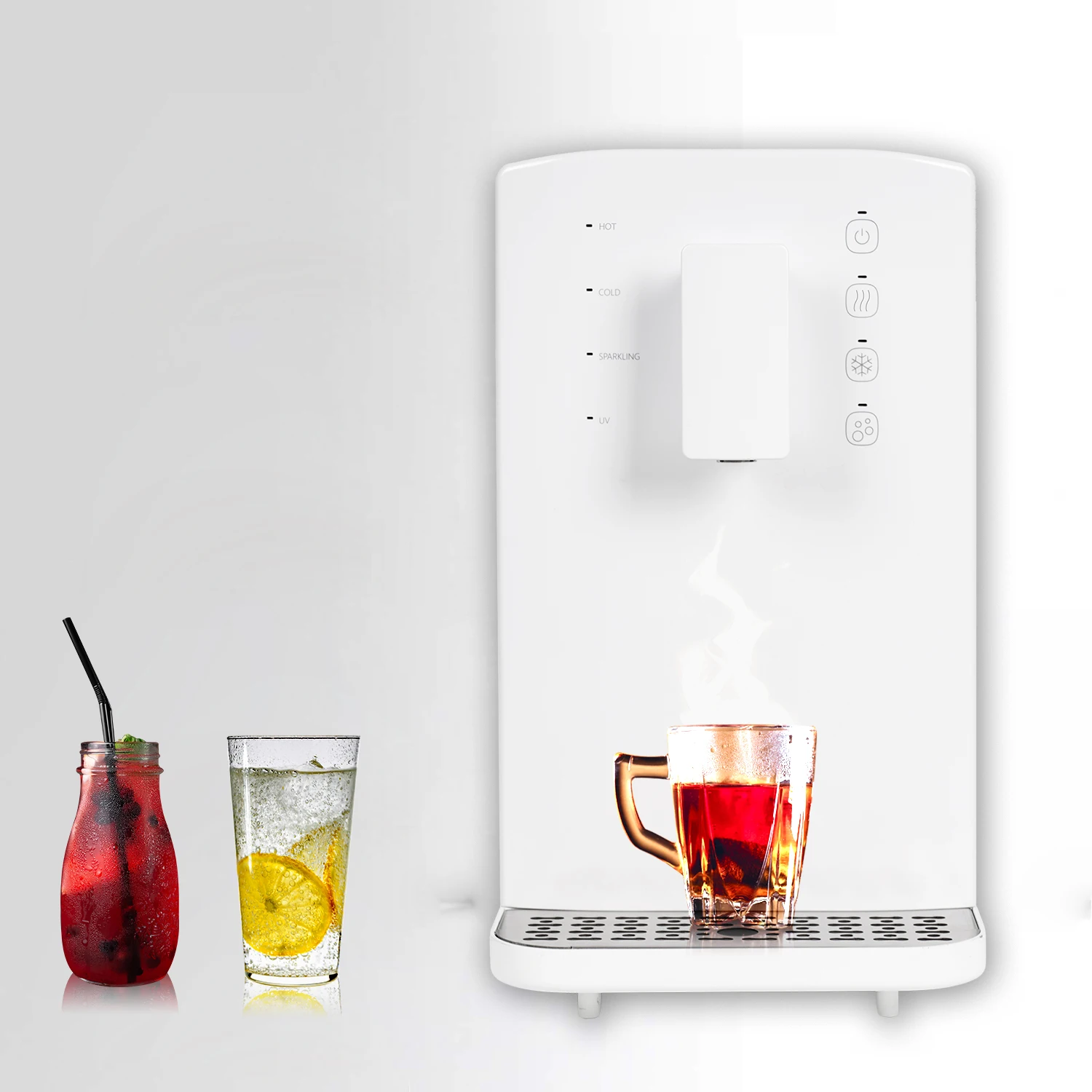 ATV Counter Sparkling Water Chiller Machine Ice Drinking Water Maker Counter Top Water Cooler Dispenser
ATV Counter Sparkling Water Chiller Machine Ice Drinking Water Maker Counter Top Water Cooler Dispenser