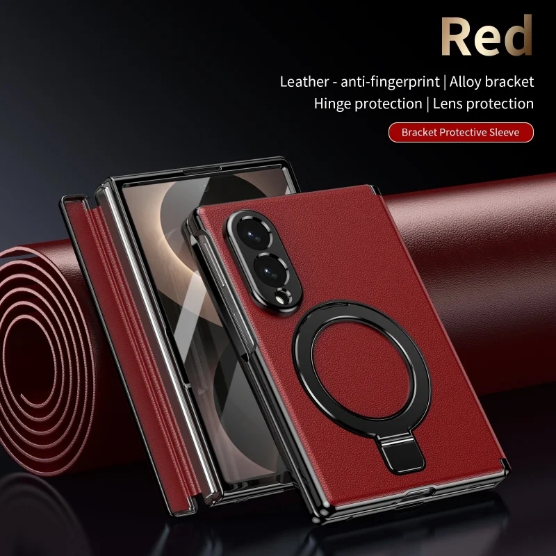 360 Rotating Ring Holder Protector For Samsung Galaxy Z Fold 8 wide Case SE W25 Real Leather Skin with Film Shell Back Cover
360 Rotating Ring Holder Protector For Samsung Galaxy Z Fold 8 wide Case SE W25 Real Leather Skin with Film Shell Back Cover