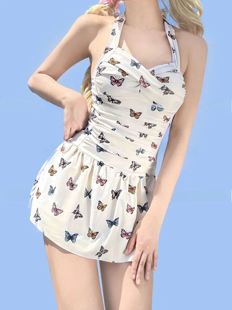 Цельный купальник Mimoi Closet с ретро-принтом, женский, с юбкой, повседневный, без рукавов, с фиксированными вставками для груди
Цельный купальник Mimoi Closet с ретро-принтом, женский, с юбкой, повседневный, без рукавов, с фиксированными вставками для груди