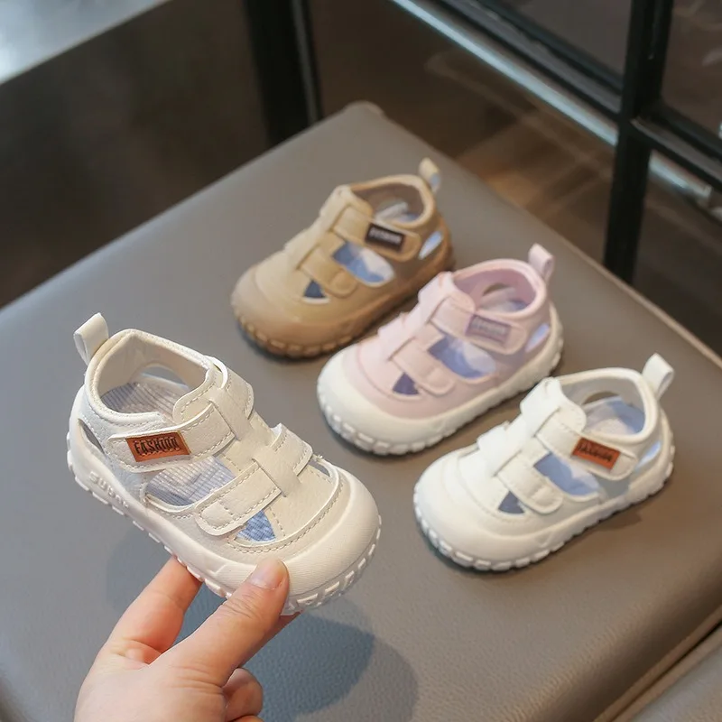 Kids Sandals Summer Children Closed-toe First Walking Sports Shoe Boy Girl Casual Sandals Hollow-out First Walking Beach Shoes
Kids Sandals Summer Children Closed-toe First Walking Sports Shoe Boy Girl Casual Sandals Hollow-out First Walking Beach Shoes