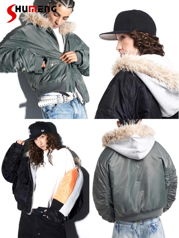 Мужчины Женщины 202, осень-зима, новые модные пальто, однотонные куртки с воротником из искусственного меха, парки из искусственного двух частей, красивые куртки с капюшоном
Мужчины Женщины 202, осень-зима, новые модные пальто, однотонные куртки с воротником из искусственного меха, парки из искусственного двух частей, красивые куртки с капюшоном