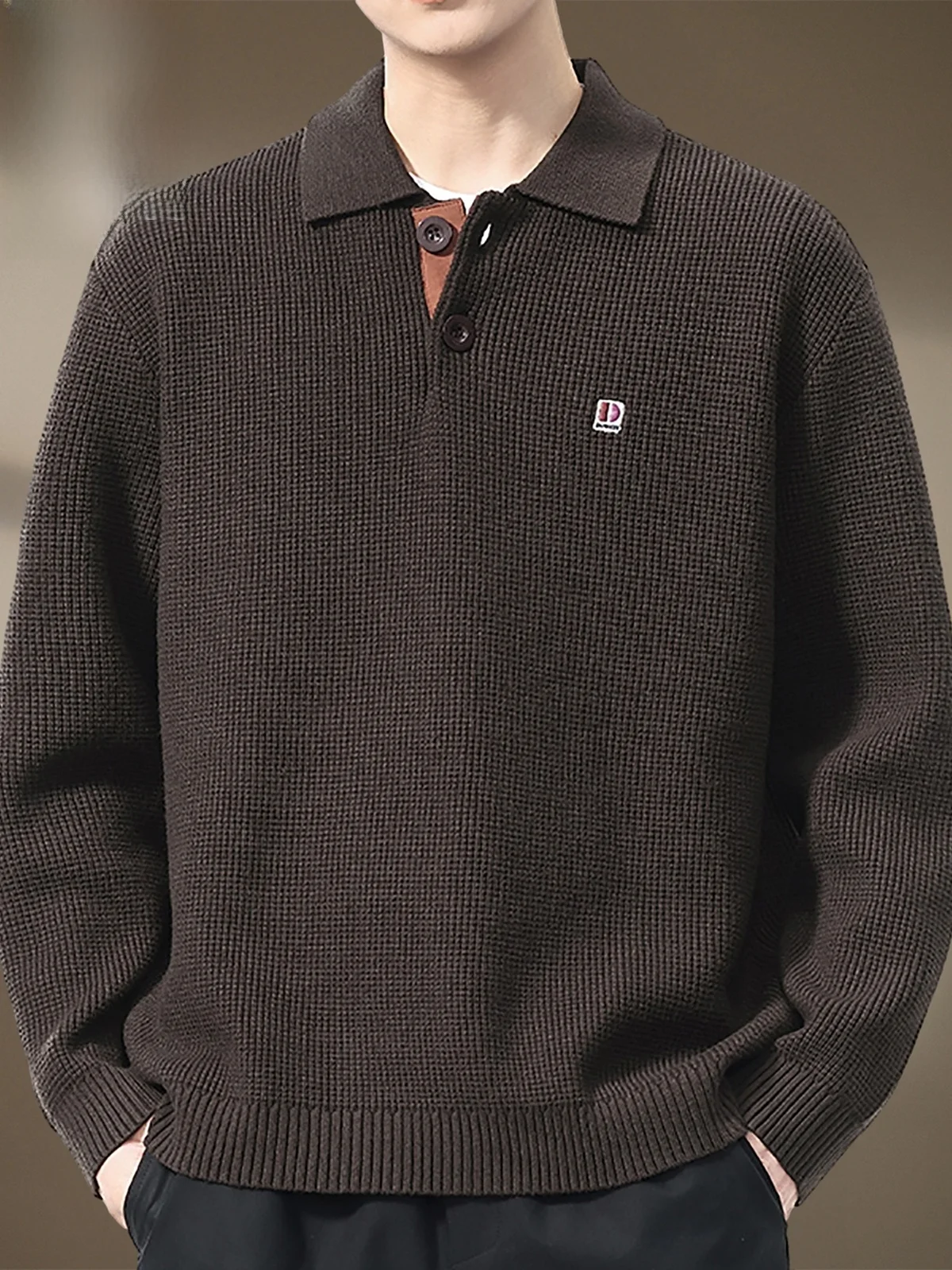 Retro Loose Collar Knitwear for Men Casual Sle Spring New Faion Brand Men's Long Sve Crew Ne Sweater
Retro Loose Collar Knitwear for Men Casual Sle Spring New Faion Brand Men's Long Sve Crew Ne Sweater