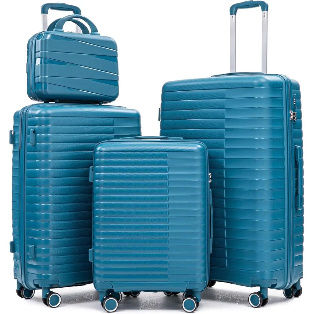 4-Piece Hardshell Luggage Set, Ultra-Light Spinner Suitcases
4-Piece Hardshell Luggage Set, Ultra-Light Spinner Suitcases