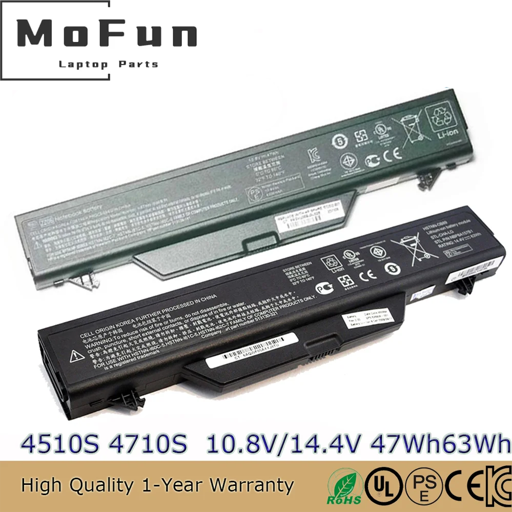 Original HSTNN-IB88 47Wh 63Wh Laptop Battery for HP ProBook 4510s 4515s 4710s HSTNN-OB88 HSTNN-OB89 HSTNN-I62C-7
Original HSTNN-IB88 47Wh 63Wh Laptop Battery for HP ProBook 4510s 4515s 4710s HSTNN-OB88 HSTNN-OB89 HSTNN-I62C-7