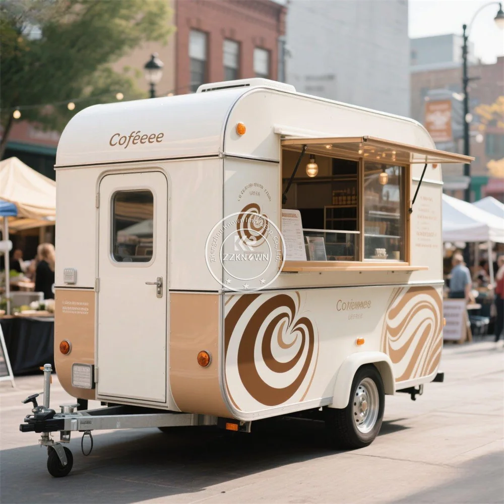 Custom Snack Food Truck Fully Equipped Coffee Bar Concession Coffee Kiosk Hot Dog Ice Cream Cart Food Trailer With CE 
Custom Snack Food Truck Fully Equipped Coffee Bar Concession Coffee Kiosk Hot Dog Ice Cream Cart Food Trailer With CE
