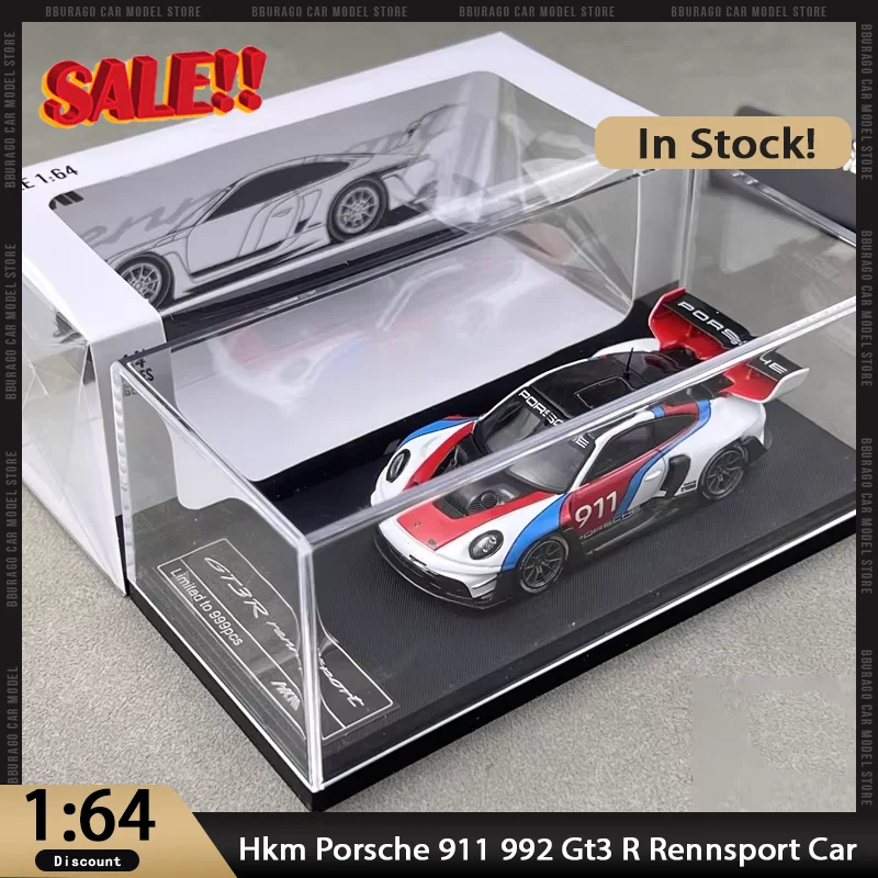 Новинка в наличии Hkm 1:64 Porsche 911 992 GT3 R Rennsport Car из сплава, миниатюрный литой под давлением Porsche 911, украшения на заказ, игрушки, подарок для ребенка 
Новинка в наличии Hkm 1:64 Porsche 911 992 GT3 R Rennsport Car из сплава, миниатюрный литой под давлением Porsche 911, украшения на заказ, игрушки, подарок для ребенка