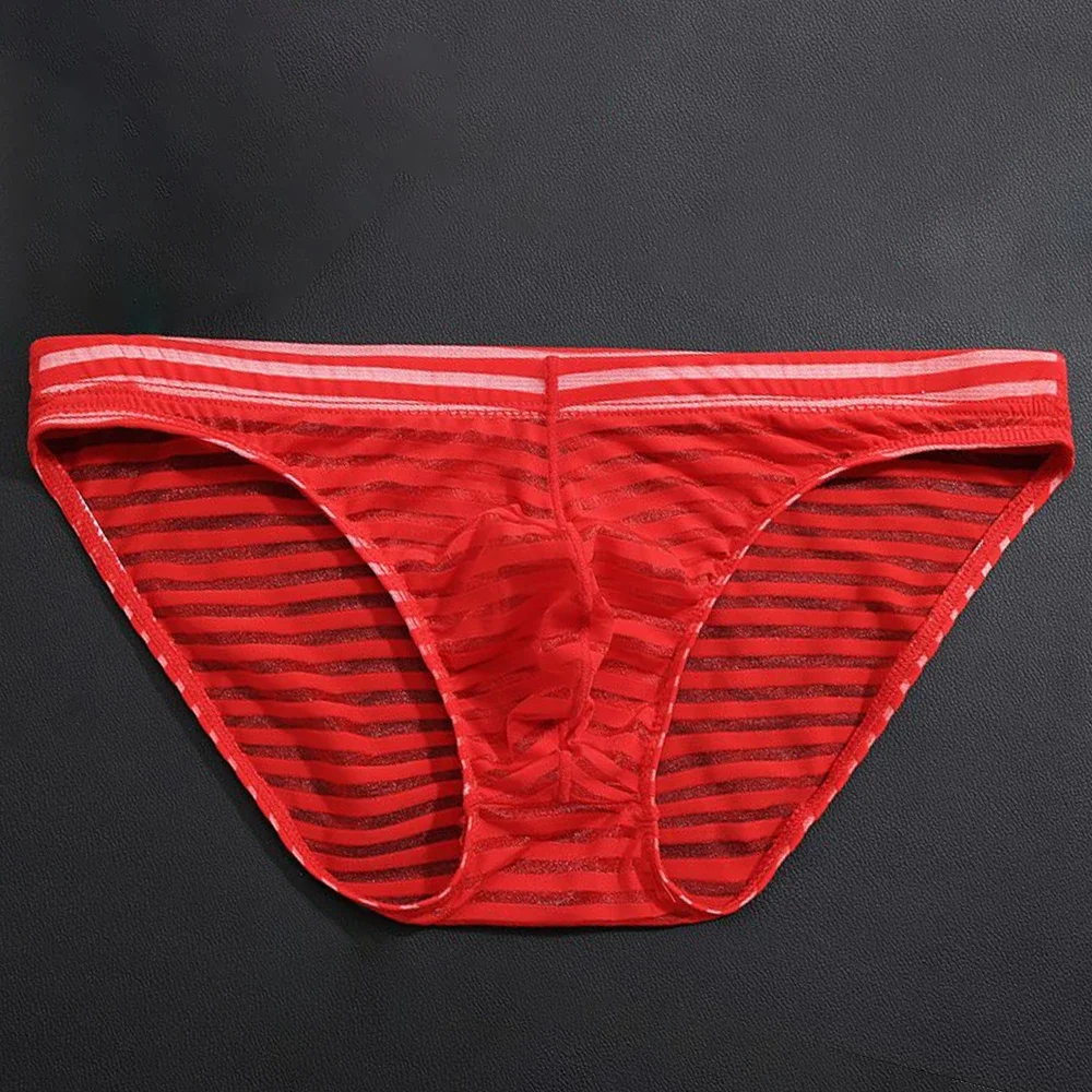 Fashion New Trendy Underwear Striped Boxer Briefs Mesh Sexy Transparent Ultra-thin Underwear G-string Lingerie
Fashion New Trendy Underwear Striped Boxer Briefs Mesh Sexy Transparent Ultra-thin Underwear G-string Lingerie