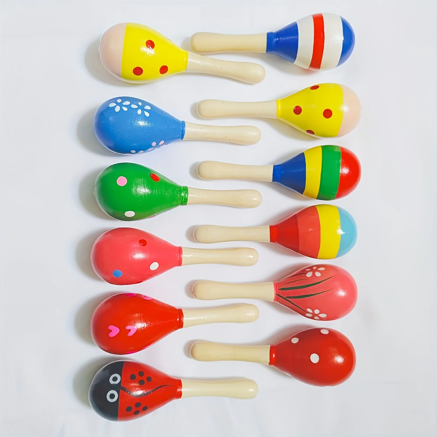 12pcs Colorful Wooden Sand Hammers,Children'S Musical Instruments (Random Style), Instruments for Cultivating Children'S Musical
12pcs Colorful Wooden Sand Hammers,Children'S Musical Instruments (Random Style), Instruments for Cultivating Children'S Musical