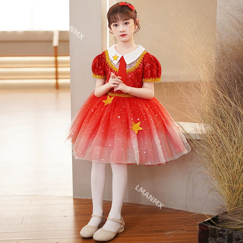 Children's National Day performance costumes Primary school chorus poetry reading performance costumes
Children's National Day performance costumes Primary school chorus poetry reading performance costumes