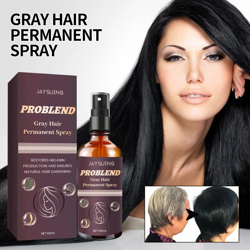 Natural Black Hair Spray-Temporary Gray Hair Coverage With Ginseng Reishi Extract, Nourishing Shine Enhancing Hair Treatment
Natural Black Hair Spray-Temporary Gray Hair Coverage With Ginseng Reishi Extract, Nourishing Shine Enhancing Hair Treatment