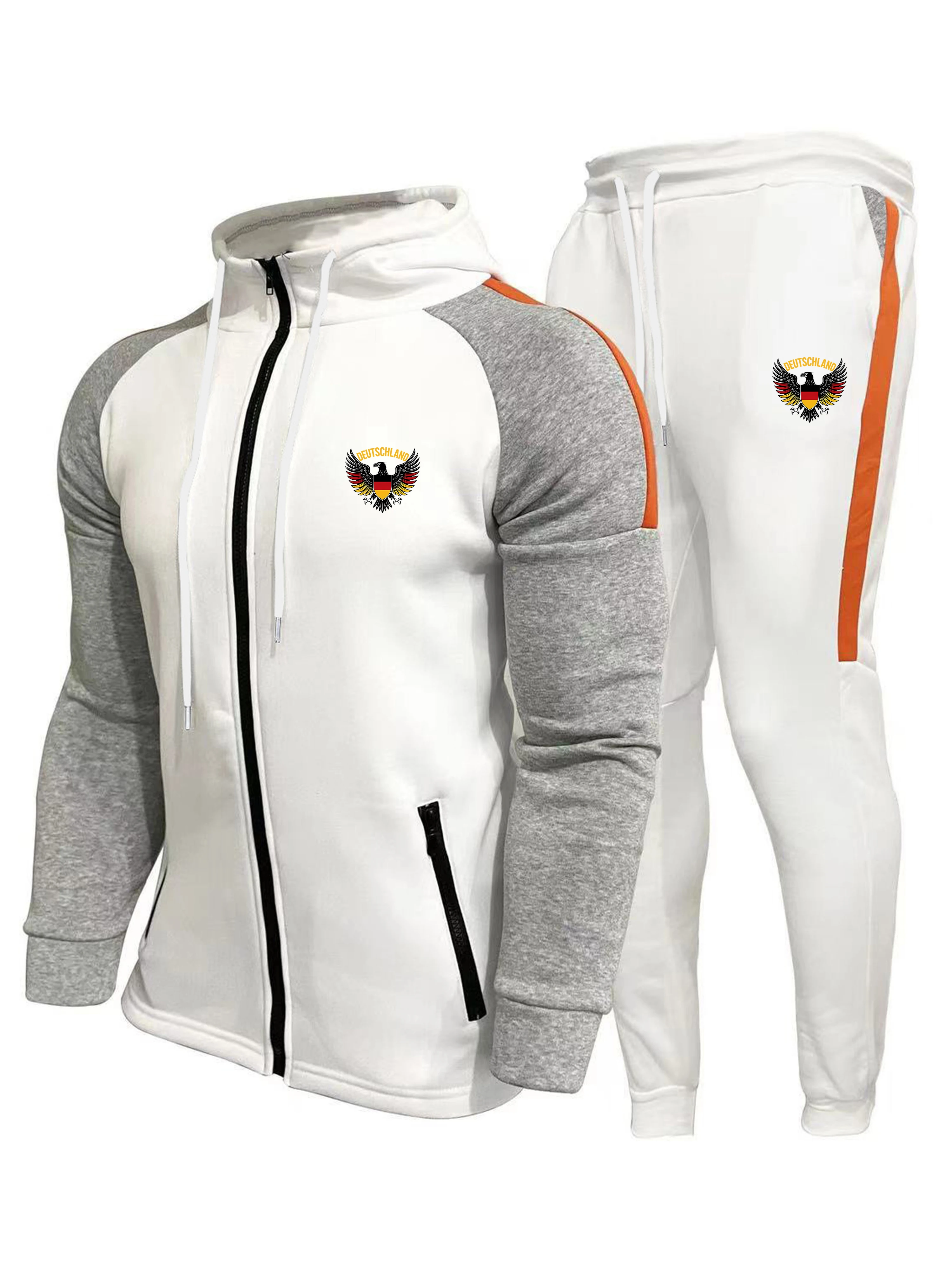 The best-selling men's color block sportswear of 2025, eagle and letter prints and high-quality casual sportswear sets
The best-selling men's color block sportswear of 2025, eagle and letter prints and high-quality casual sportswear sets
