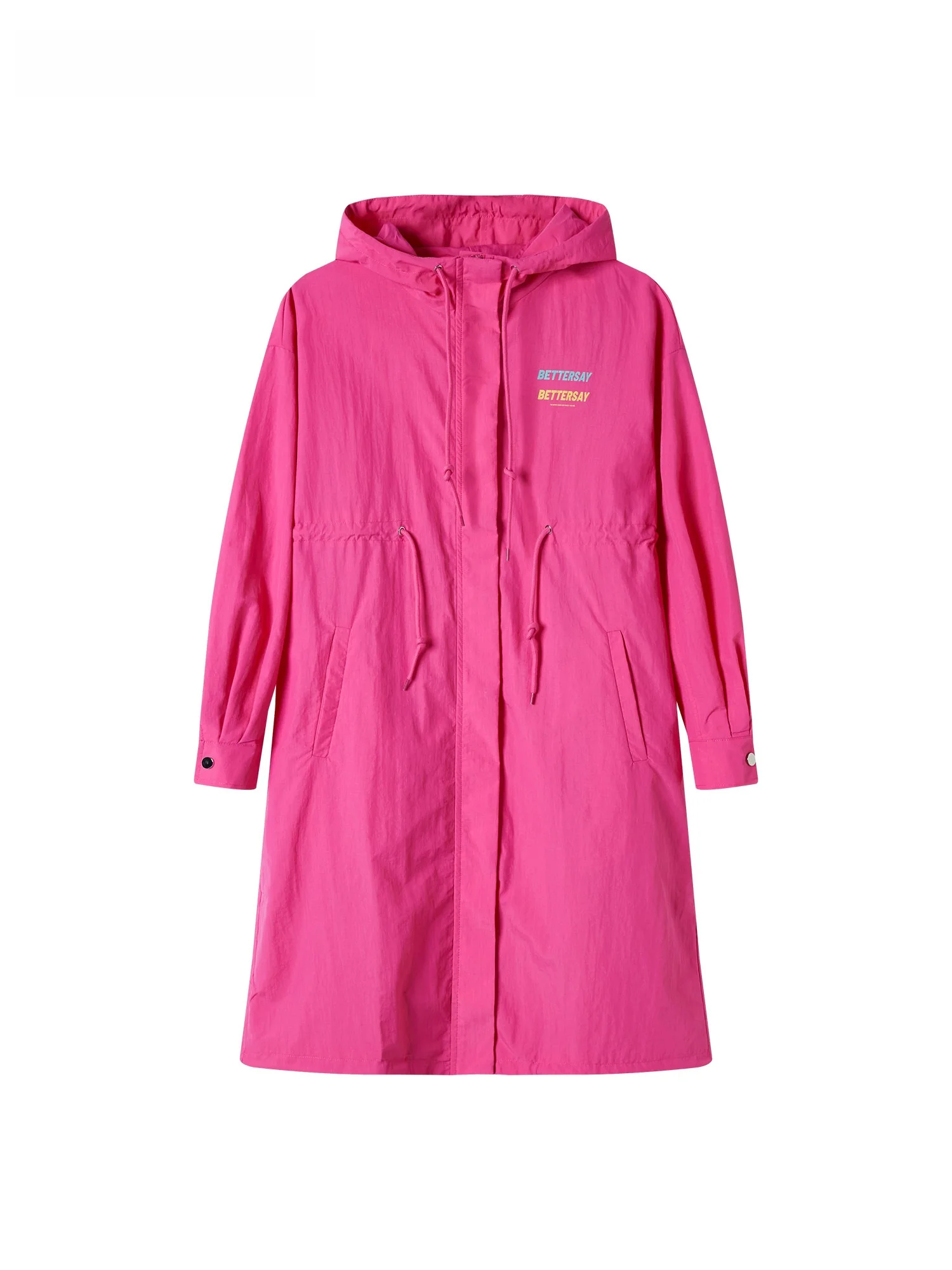 Sweet Cool Sle Long Coat Casual Hooded Jaet Button up Loose Fit Autumn New BETTERSAY Women's Faion Windbreaker
Sweet Cool Sle Long Coat Casual Hooded Jaet Button up Loose Fit Autumn New BETTERSAY Women's Faion Windbreaker