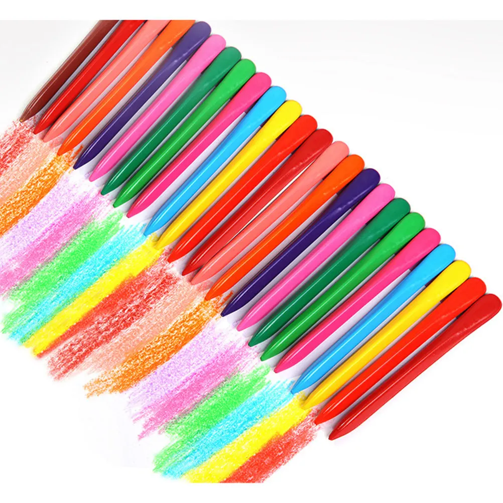 1Set 24 Colors Triangle Crayons Washable Non-Toxic for Toddlers Creative Coloring Set Developing Imagination Independence School
1Set 24 Colors Triangle Crayons Washable Non-Toxic for Toddlers Creative Coloring Set Developing Imagination Independence School